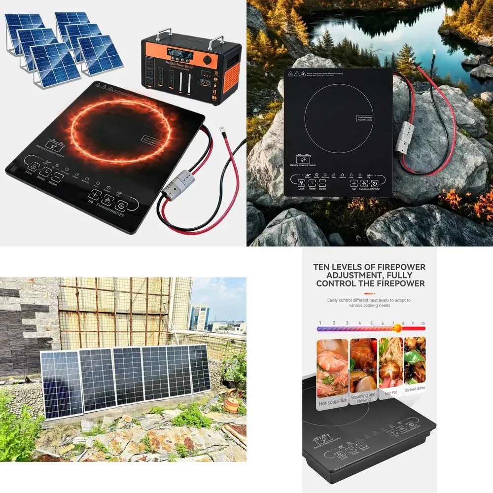 Solar Panel - Single 24V/48V Solar DC Induction Stove