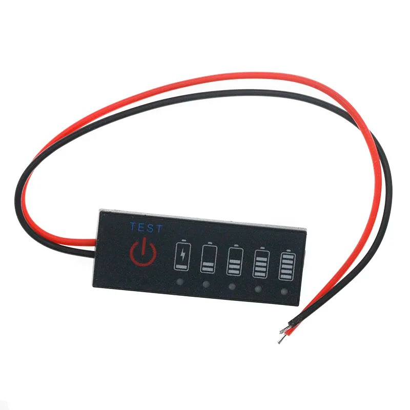Lithium Battery 12V - 3.7V-72V Lithium Battery Power Detection Lamp