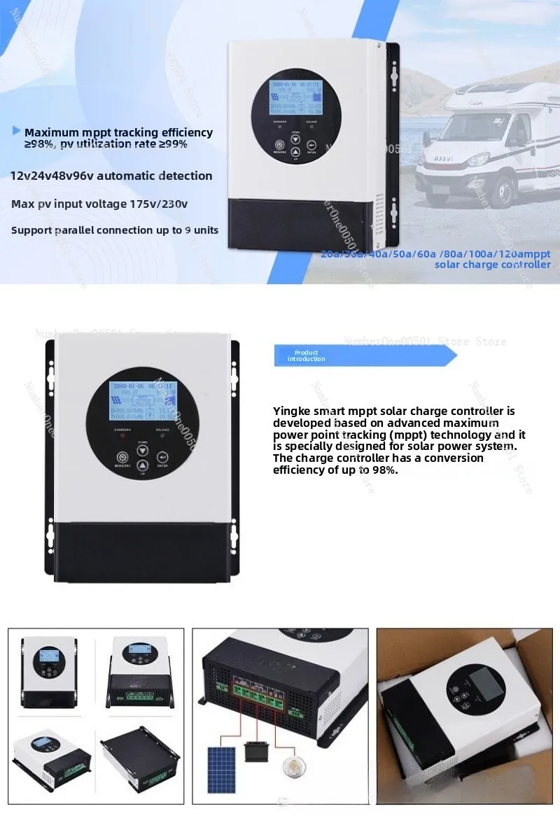 60A MPPT solar charging contro - огляд і ціна Charge Controller Solar