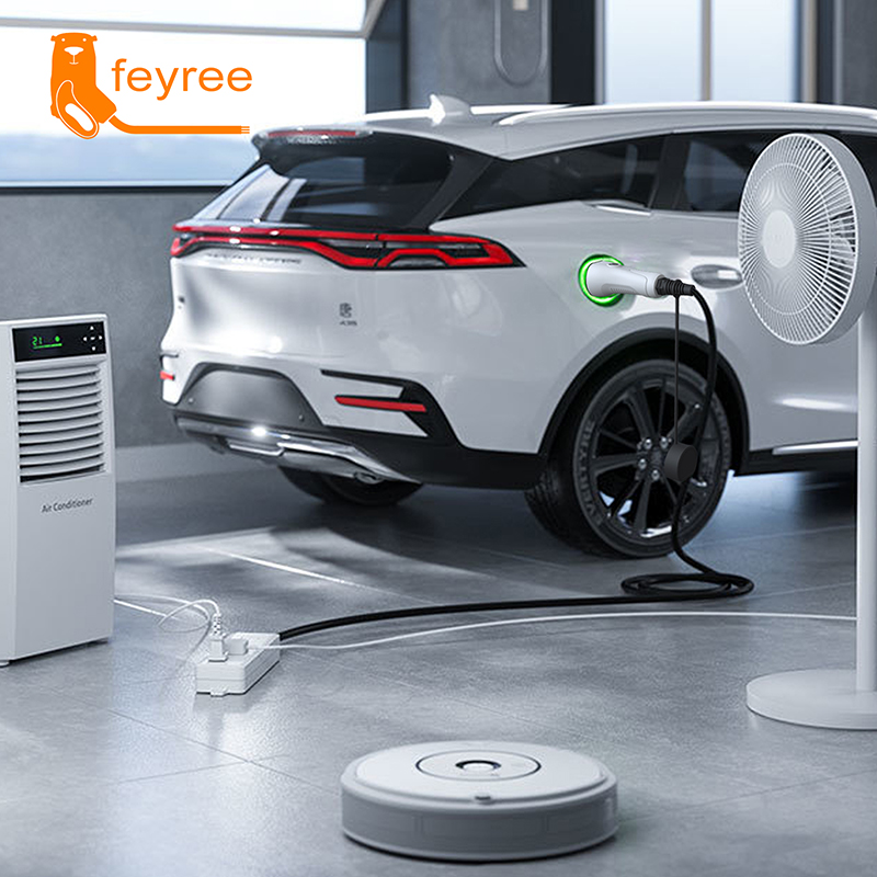 Feyree V2L Cable Electric Car  - огляд і ціна Outdoor Power Station