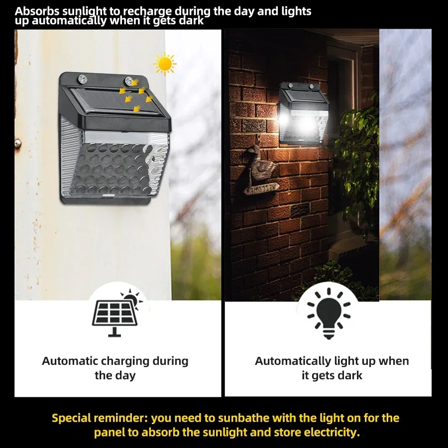 LED Solar Light PIR Motion Sen - огляд і ціна Solar Lamp