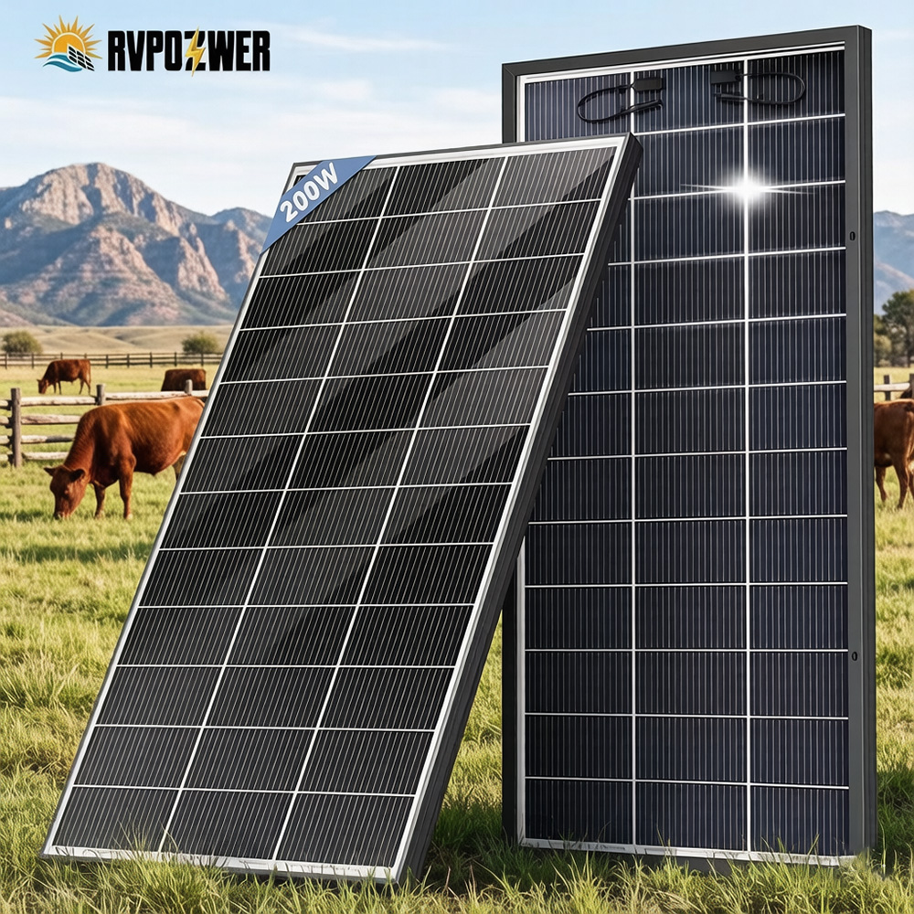 RVPOZWER Bifacial Solar Panel  - огляд і ціна Solar Panel 200W