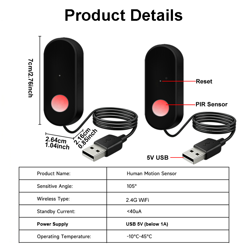 Tuya WiFi PIR Motion Sensor Hu - огляд і ціна Energy Monitor Meter