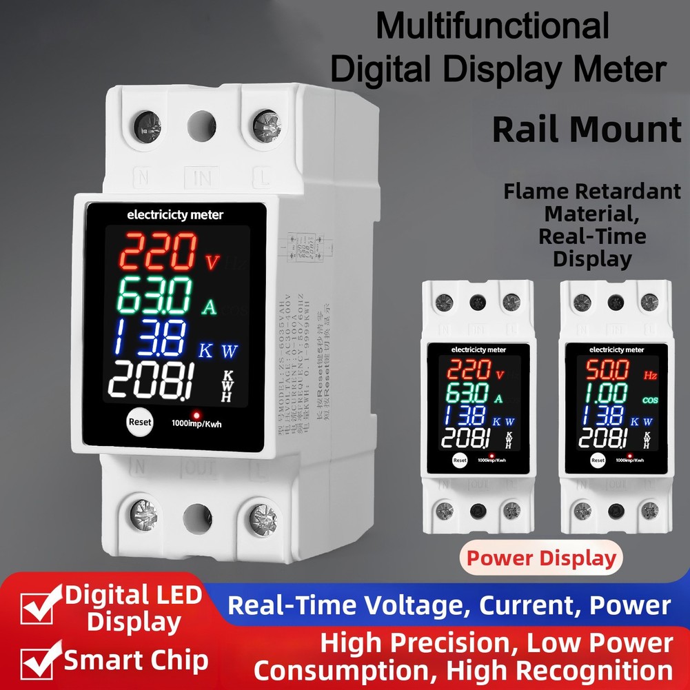 Multi Functional Digital Displ - огляд і ціна Energy Monitor Meter